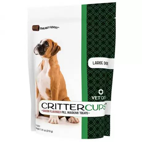 CritterCups Pill Masking Treats - for Large Dogs, 7.41oz