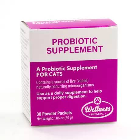 PattFlora Probiotic Supplement - for Cats, 30 Powder Packets