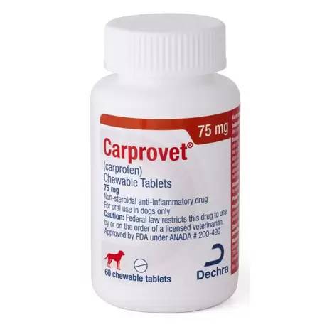 Carprovet (carprofen) Chewable Tablets for Dogs - 75mg, 60ct