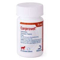 Carprovet (carprofen) Chewable Tablets 75mg, 30ct; ?>