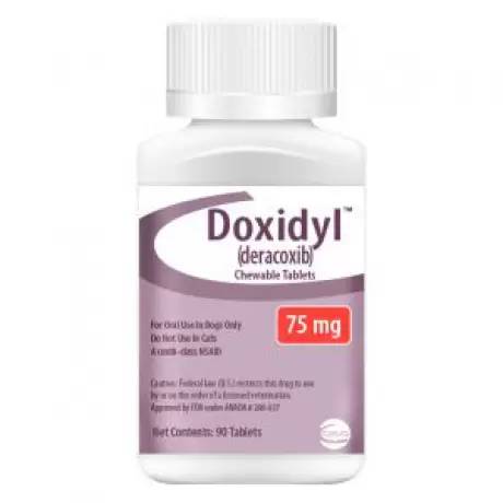 Doxidyl (deracoxib) for Dogs - 75mg, 90 Chewable Tablets