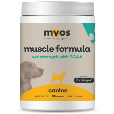 MYOS VET Strength Canine Muscle Formula with BCAA