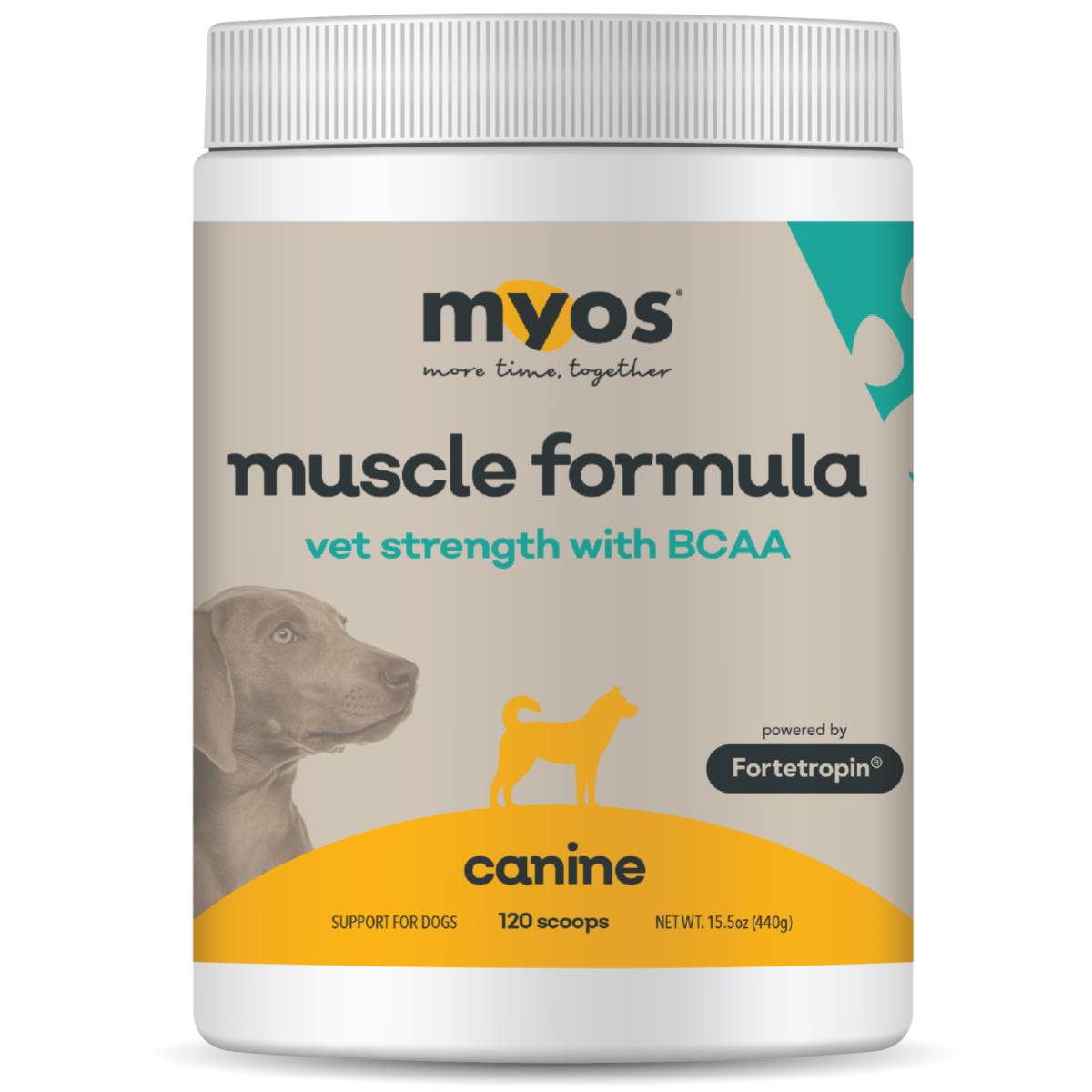 MYOS Canine Muscle Formula with BCAA Vet Strength VetRxDirect 15