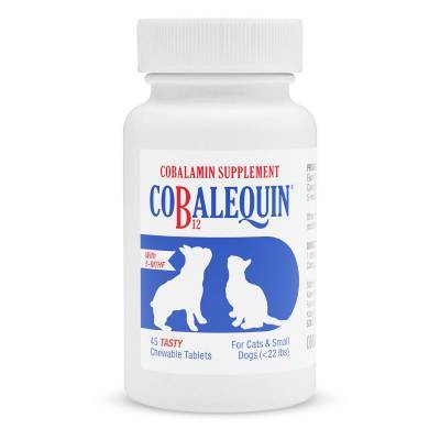 Cobalequin 45 Tasty Chewable Tablets for Cats and Sm Dogs