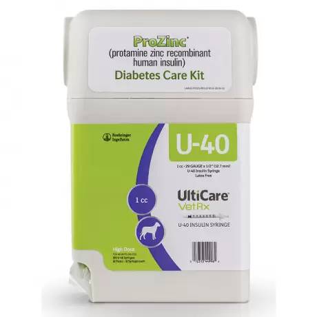 ProZinc - Diabetes Care Kit for Dogs and Cats, U-40 Syringes, 1cc, 29g, 1/2 inch 100ct