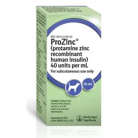 ProZinc for Cats and Dogs - Insulin, 40 Units per mL, 20 mL Vial