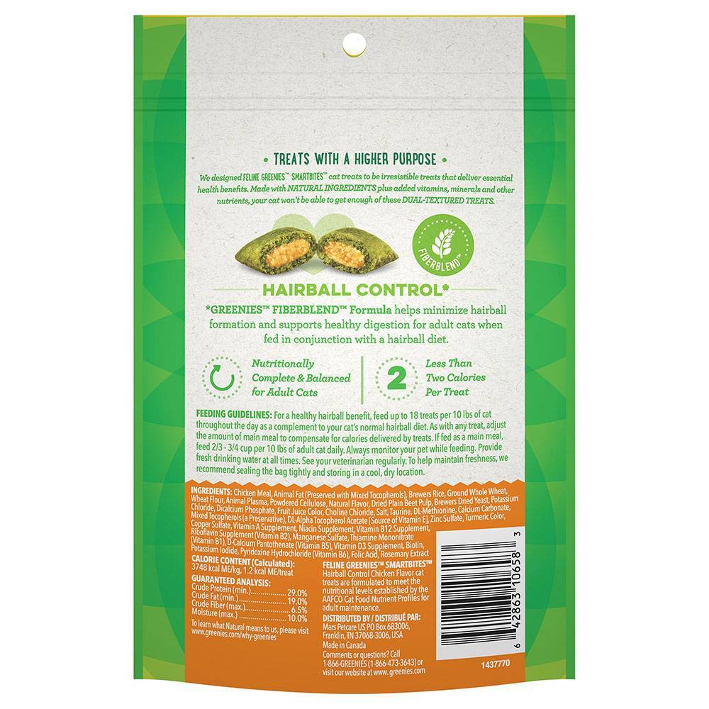Feline Greenies SmartBites Treats for Cats VetRxDirect Healthy