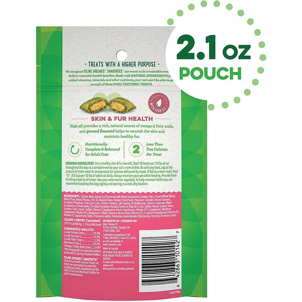 Feline Greenies SmartBites Treats for Cats VetRxDirect Healthy