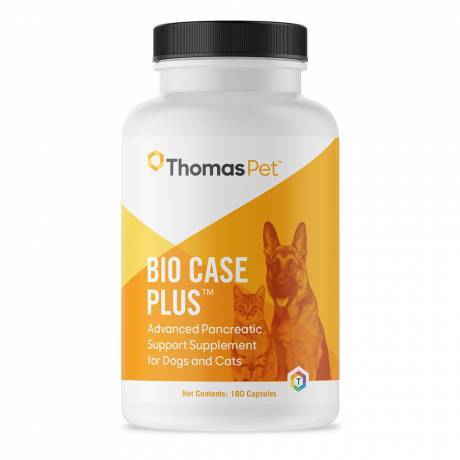Bio Case Plus Advanced Pancreatic Enzymes for Dogs and Cats - 180 Capsules