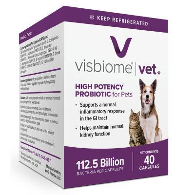 Visbiome Vet Probiotic for Pets 40 Capsules