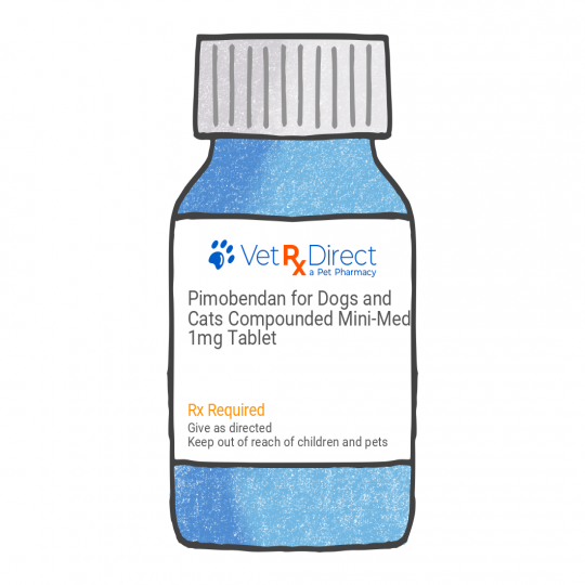 Pimobendan for Dogs and Cats Compounded Mini-Med