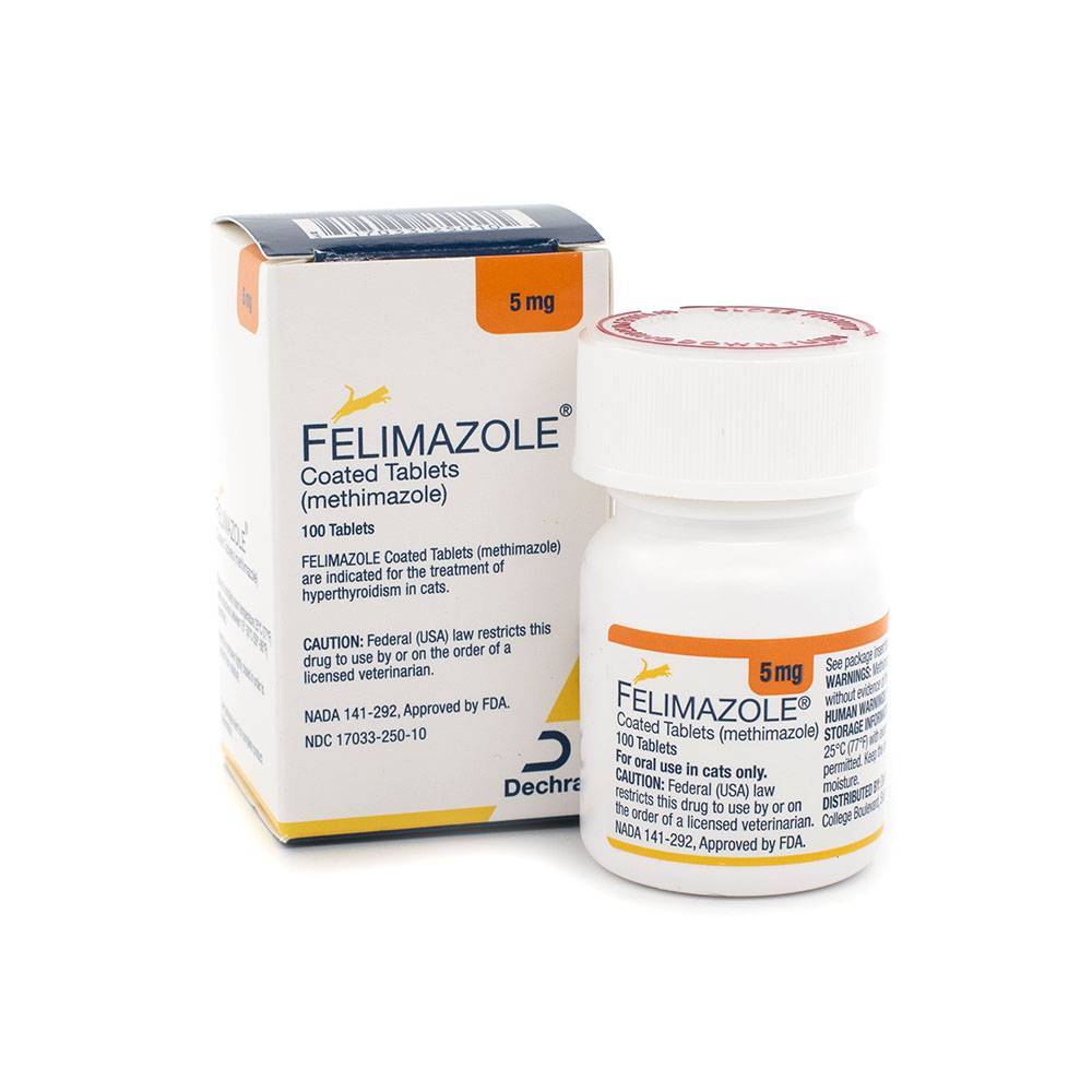 Felimazole Coated Methimazole for Cats VetRxDirect Pharmacy