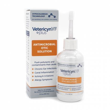 Vetericyn VF Plus Antimicrobial Otic Solution for Dogs and Cats