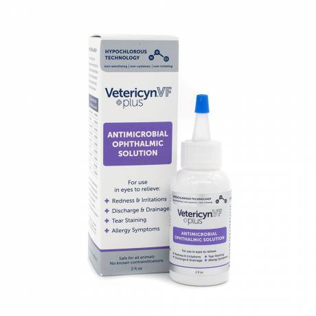 Vetericyn VF Plus Antimicrobial Ophthalmic Solution for Dogs and Cats