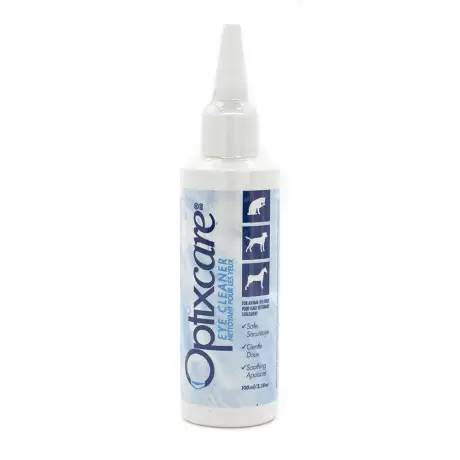 Optixcare Ophthalmic - Eye Cleaner for Dogs and Cats, 100mL Dropper Bottle