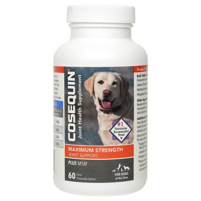Cosequin Maximum Strength Joint Support Plus MSM, 60 Chewable Tablets