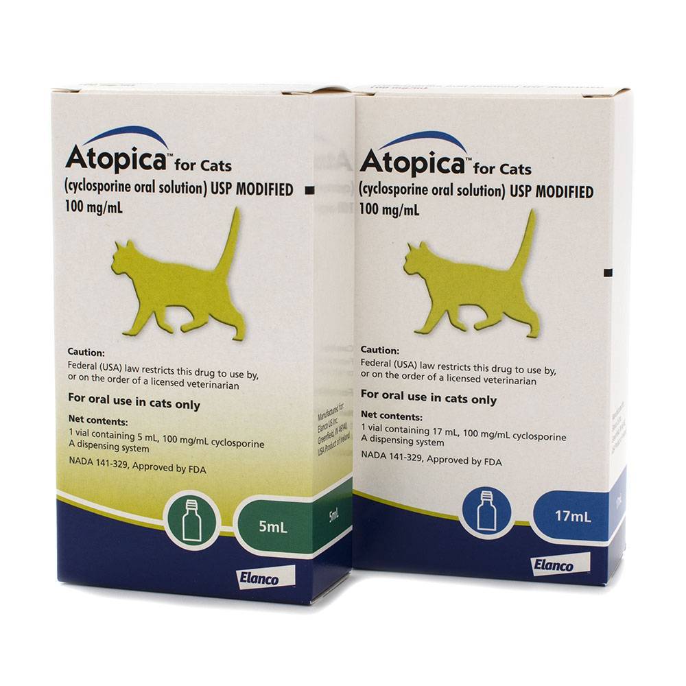 Atopica for Cats Dog Medicine Allergy Pet Meds VetRxDirect