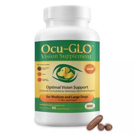 Ocu-GLO - Medium to Large Dogs, 90 Gelcaps Eye Health