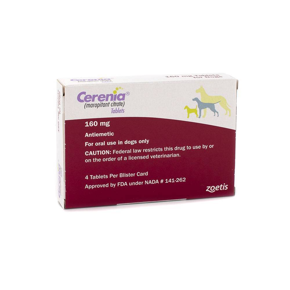 Cerenia Tablets to Prevent Vomiting in Dogs VetRxDirect 24mg, 4