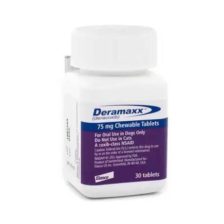 Deramaxx (deracoxib) Chewable Tablets for Dogs NSAID - 75mg, 30ct
