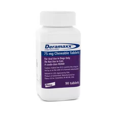 Deramaxx (deracoxib) Chewable Tablets for Dogs NSAID - 75mg, 90ct