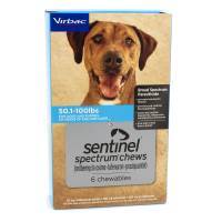 Sentinel Spectrum 50.1-100 lbs, 6 Month Supply; ?>