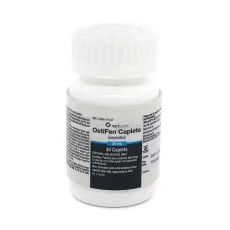 OstiFen (carprofen) NSAID for Dogs - 25mg, 30 Caplets
