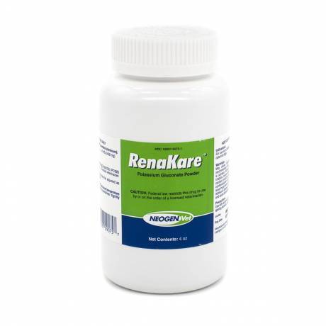RenaKare (potassium gluconate) - 4oz Powder for Dogs and Cats