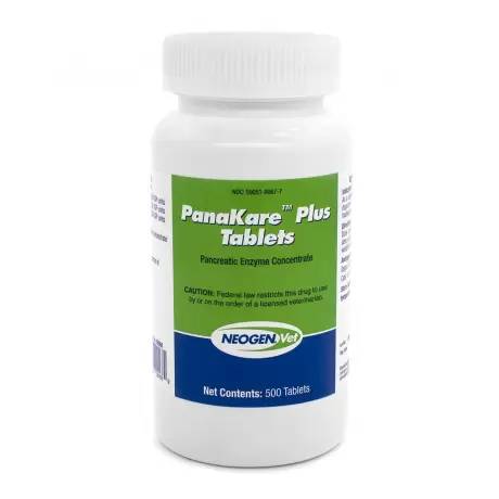PanaKare Plus for Dogs and Cats Pancreatic Enzyme - 425mg Tablets, 500ct