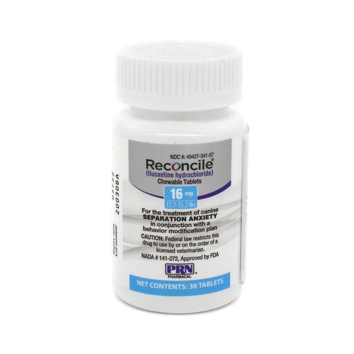 Reconcile For Dogs Fluoxetine Chew Tabs For Separation Anxiety Vetrxdirect