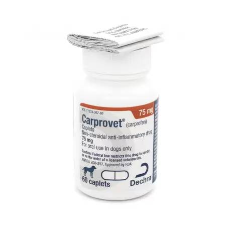 Carprovet (carprofen) Caplets NSAID for Dogs Pain - 75mg, 60ct