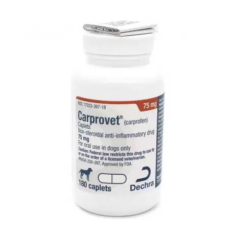 Carprovet (carprofen) Caplets NSAID for Dogs Pain - 75mg, 180ct
