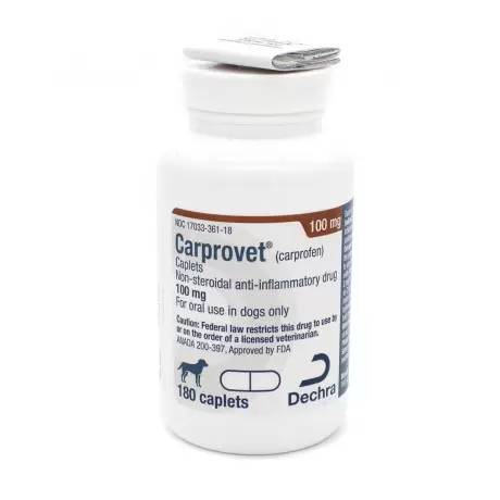 Carprovet (carprofen) Caplets NSAID for Dogs Pain - 100mg, 180ct