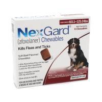 NexGard Chewables 60.1-121 lbs, 6 Month Supply