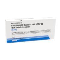 Cyclosporine (modified) 25mg, 30 Capsules; ?>