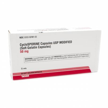 Cyclosporine (modified) for Dogs and Cats - 50mg, 30 Capsules