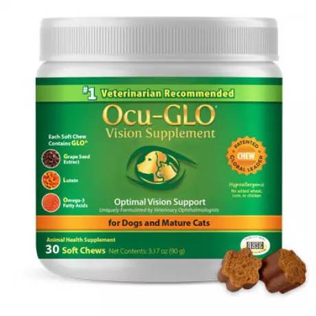 Ocu-GLO - Soft Chews for Dogs and Cats Vision Supplement, 30ct