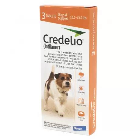 Credelio for Dogs (lotilaner) - 3 Chewable Tablets Fleas and Ticks 12.1-25lbs