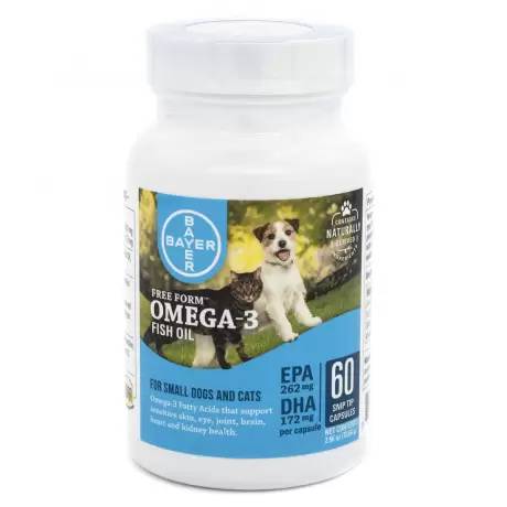 Free Form Omega-3 Fish Oil Snip Tips - Small Dogs and Cats