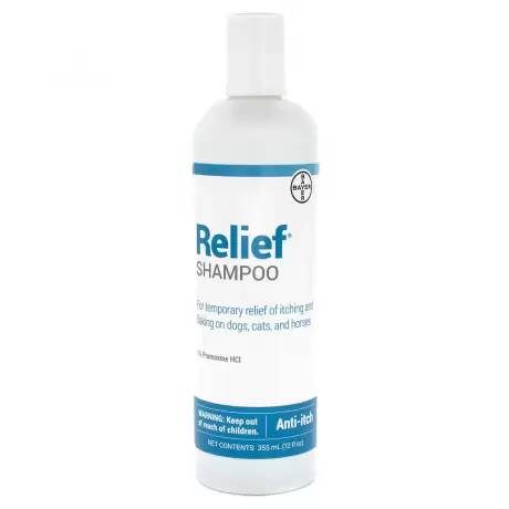 Relief - Pramoxine Shampoo for Dogs and Cats, 12oz Itch Relief