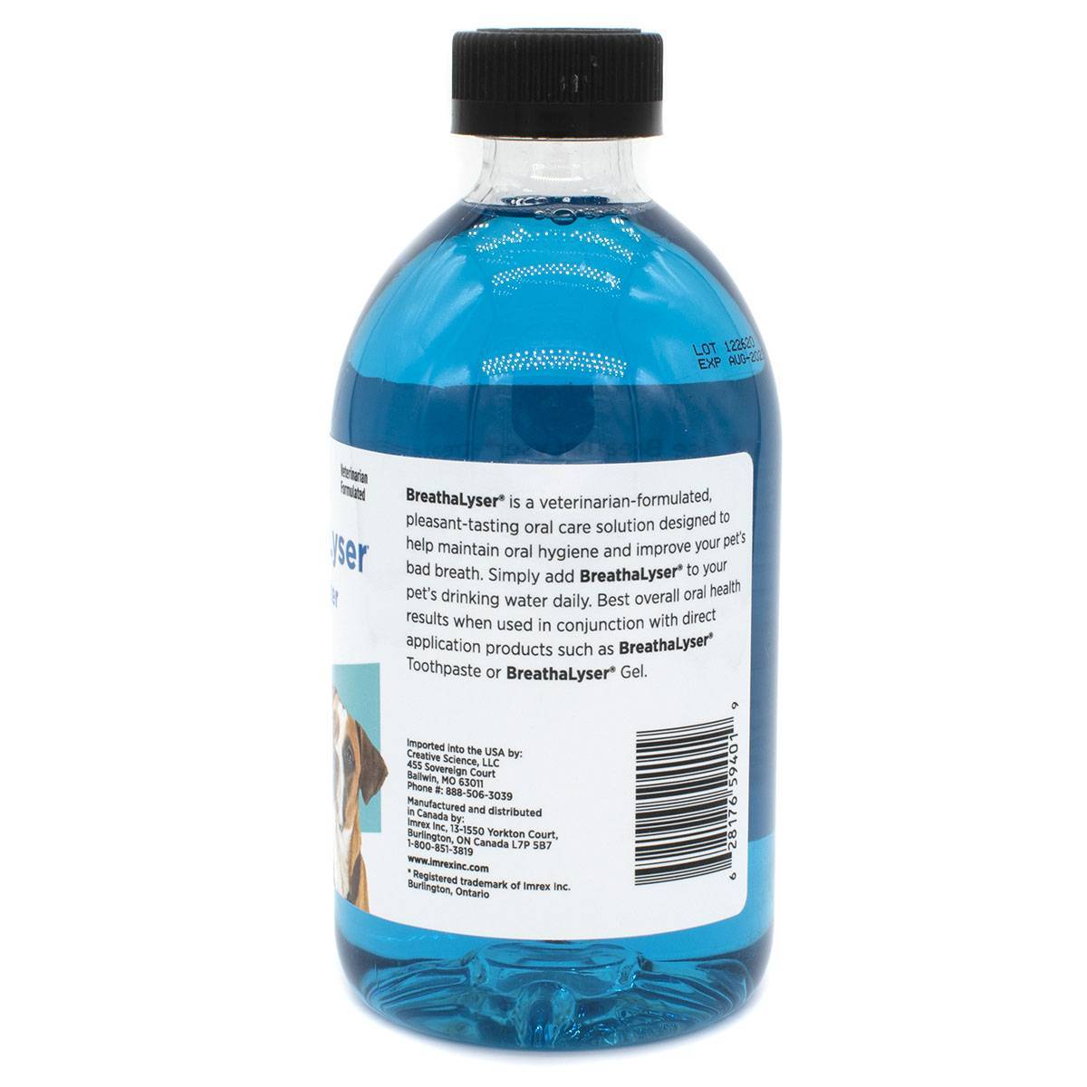 BreathaLyser for Dogs and Cats Drinking Water Additive Toothpaste