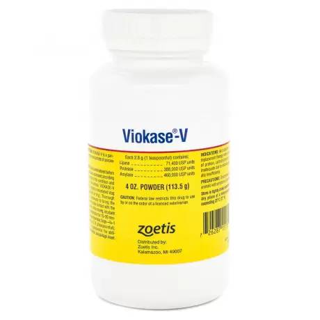 Viokase-V Pancreatic Enzymes for Dogs - 4oz Powder