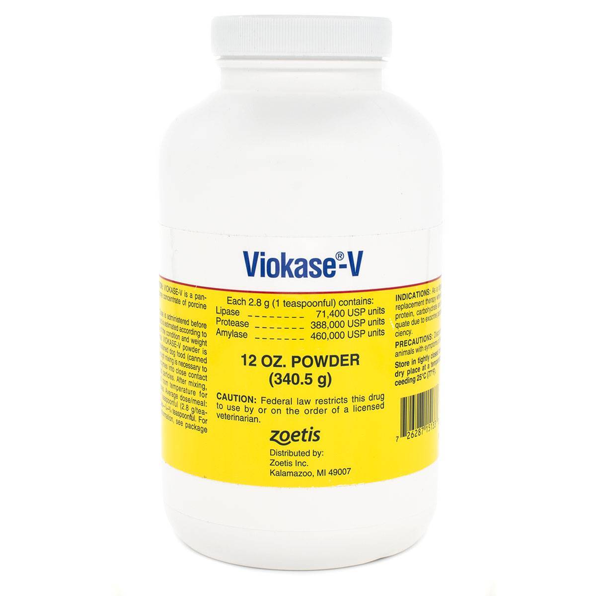 Viokase For Dogs Pancreatic Enzyme Concentrate Viokase V