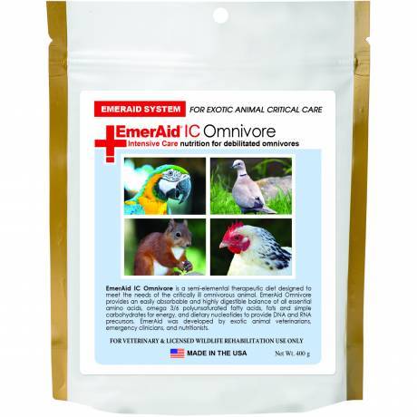 Emeraid Intensive Care Nutrition for Debilitated Omnivore - 400g Powder