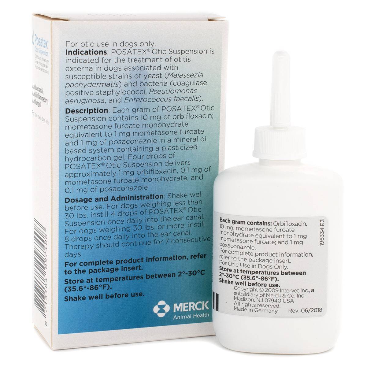 Posatex Ear Medication for Dogs Otic Suspension VetRxDirect