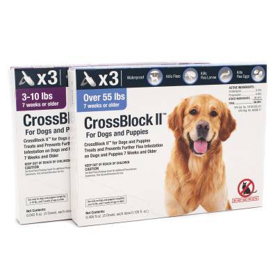 イルフォードタブ　９０錠　２袋 CrossBlock II for Dogs - Treats and Prevents Fleas on Dogs