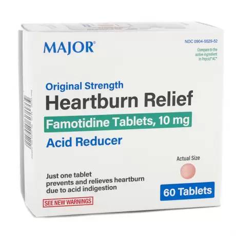 Famotidine OTC for Dogs and Cats - 10mg, 60 Tablets Stomach Acid Reducer