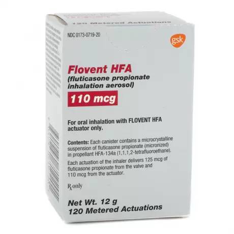 Flovent - Asthma Inhaler for Cats and Dogs | VetRxDirect Pharmacy | 220  mcg, 120 Metered Actuations
