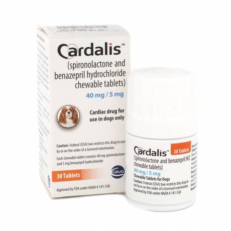 Cardalis for Heart Failure in Dogs Chewable Tablets - 40mg/5mg, 30ct Bottle
