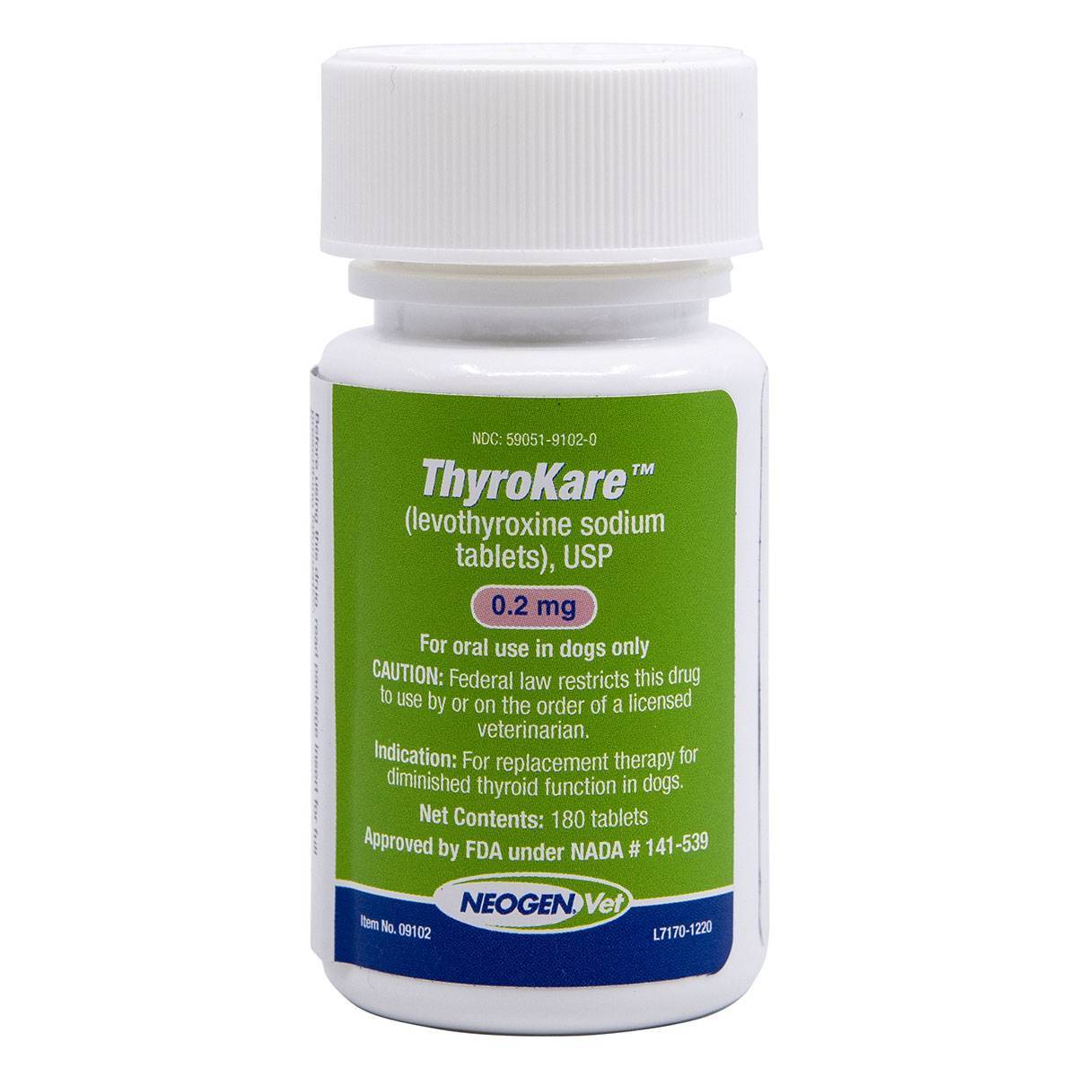 ThyroKare Levothyroxine for Dogs VetRxDirect Pharmacy
